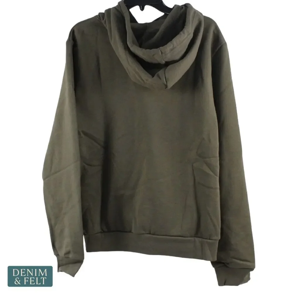 NEW The North Face Evo Half Dome Hoodie New Taupe Green Pullover‎ Streetwear MED